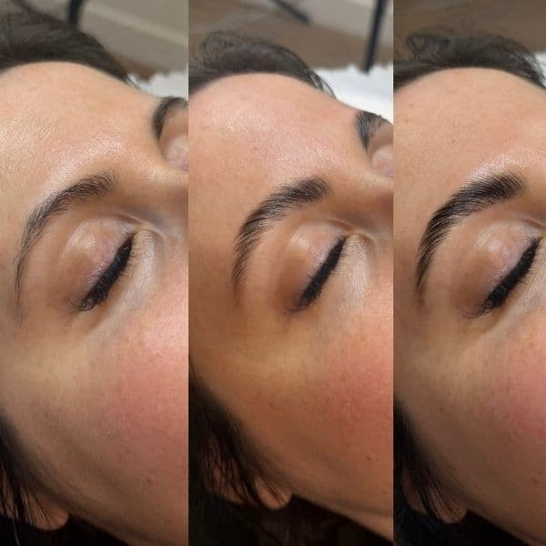 Brow lamination results